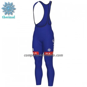 Calzamaglia con bretelle 2022 Groupama FDJ Winter Invernale Blu